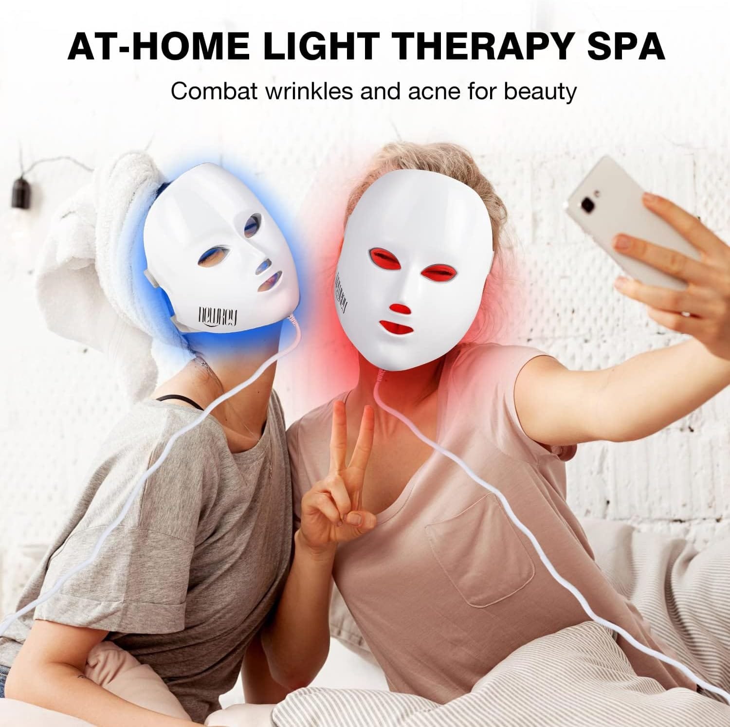 blue light therapy before and after