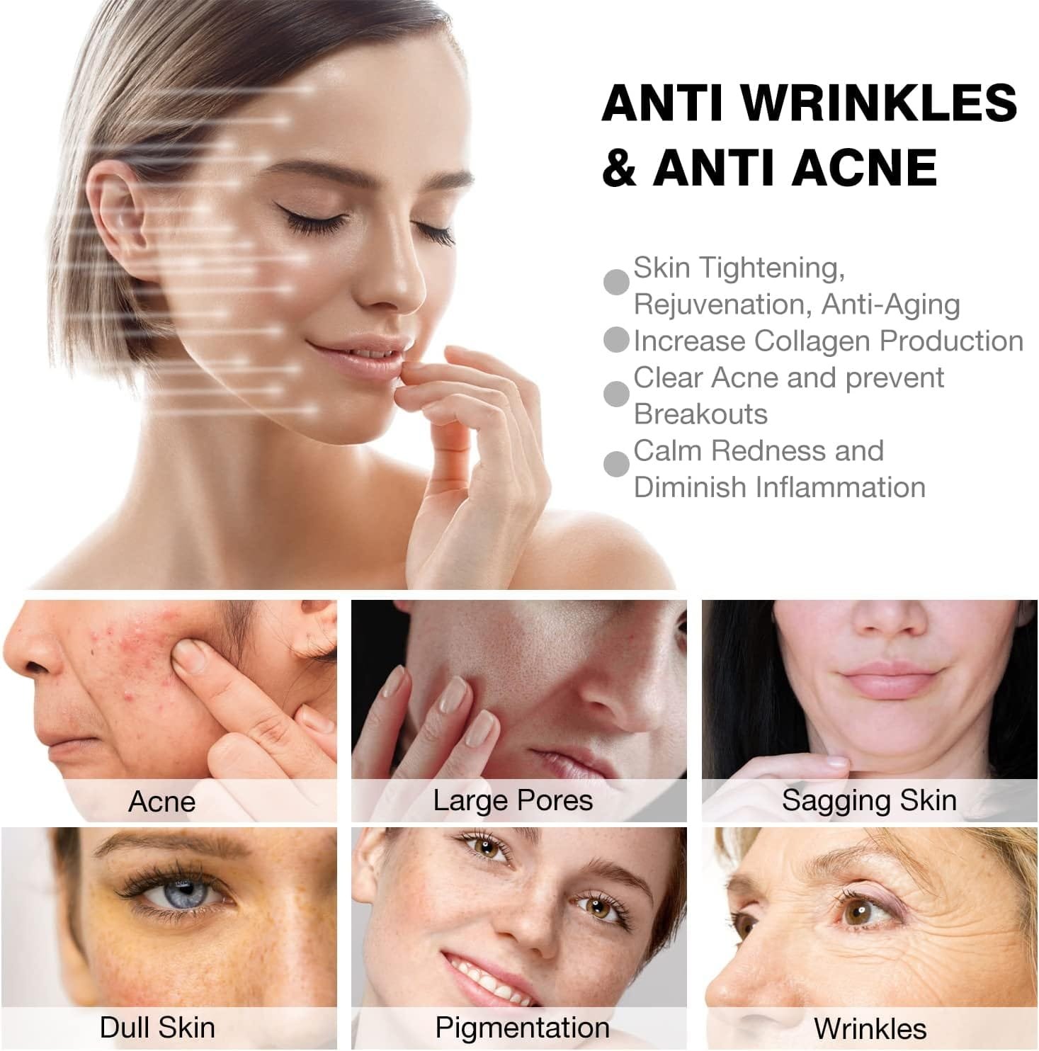 blue light therapy before and after