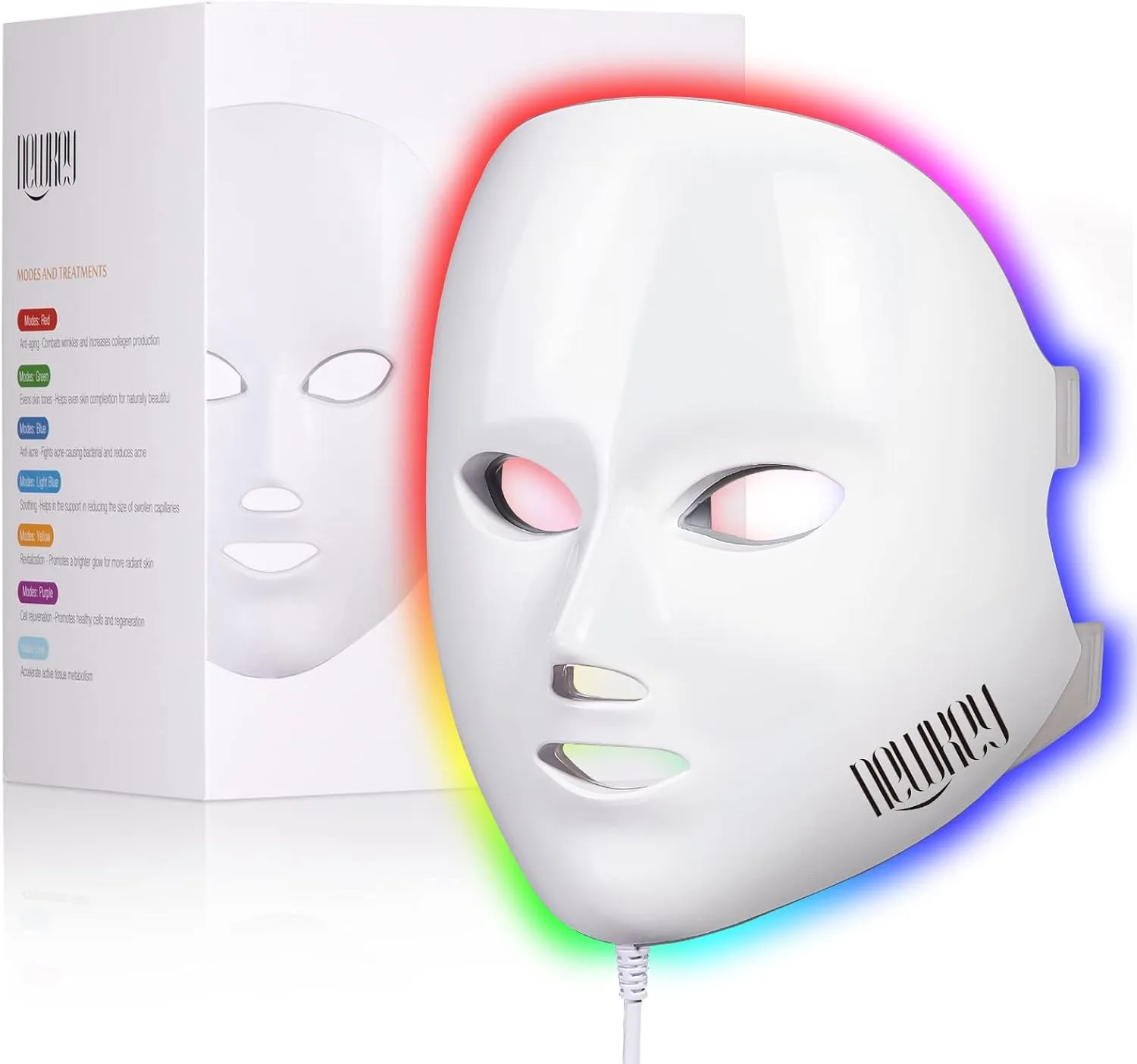 blue light therapy before and after